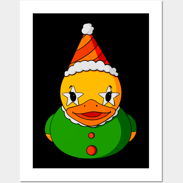 Clown Rubber Duck Wall Art by Alisha Ober Designs